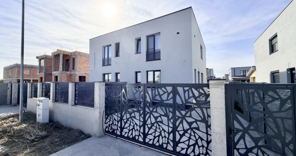 Duplex cu panouri fotovoltaice | 4 camere, complet mobilat,
