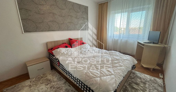 Apartament cu 2 camere de inchiriat, centrala proprie, zona Dambovita