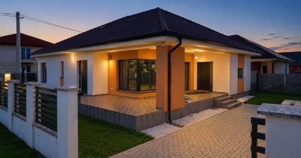 Casă P+M &icirc;n Săcălaz | 6 camere | 3 băi | 213 mp constru