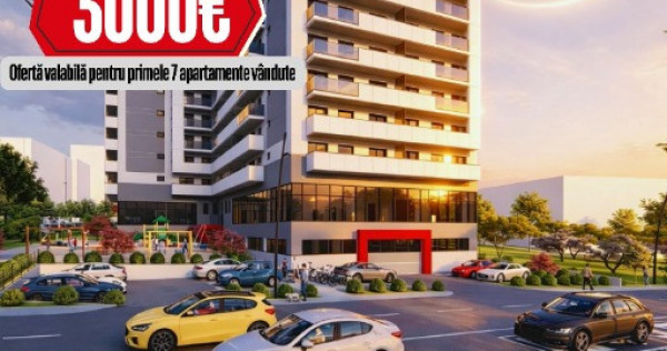 ADAMANT ECLYPSE | 2 camere 69.9mp ~ voucher 3000euro mobilă - CUG Iași