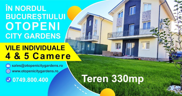 Vile single 4 camere Otopeni City Gardens - 132.500 euro*