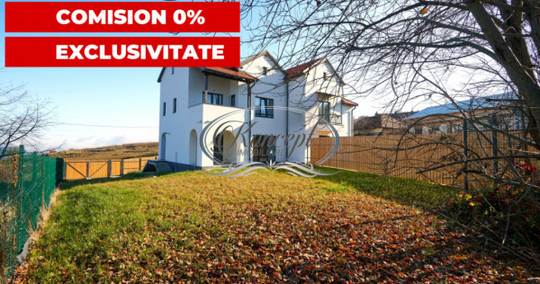 Duplex modern Feleacu cu vedere panoramica spre Cluj