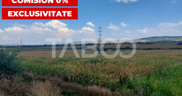 Teren extravilan agricol 6634mp utilitati in zona Santimbru