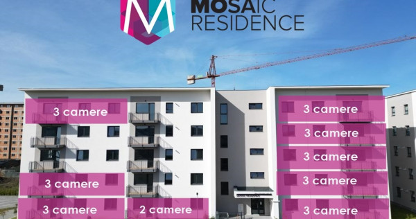 BLACK FRIDAY la Mosaic Residence! Apartament 3 camere bloc NOU etaj 2