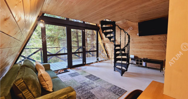 Casa tip A Frame de inchiriat in Avrig zona Valea Avrigului