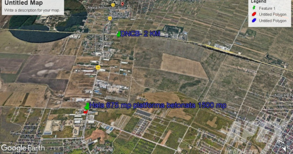 Spatiu industrial tip Hala 675 mp | teren 1500 mp | Magurele