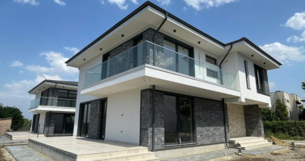 Vilă premium Corbeanca | L&acirc;ngă lac | 198 mp utili | Teren