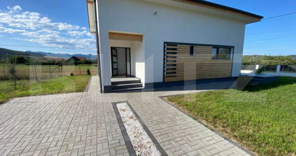 Casa 4 camere finisata, P+M, 108 mp utili, 363 mp teren, zon