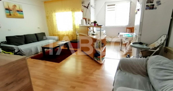 Apartament mobilat si utilat 2 camere 60 mp utili si balcon