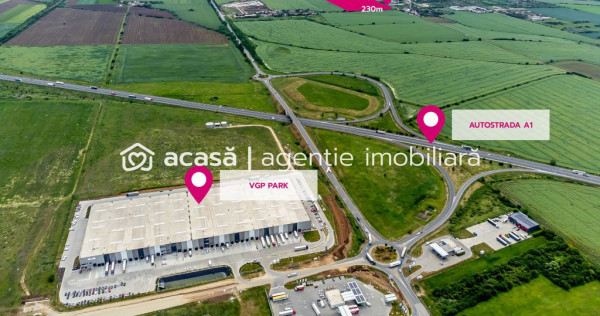 Teren cu PUZ ideal pentru parc logistic și de servicii