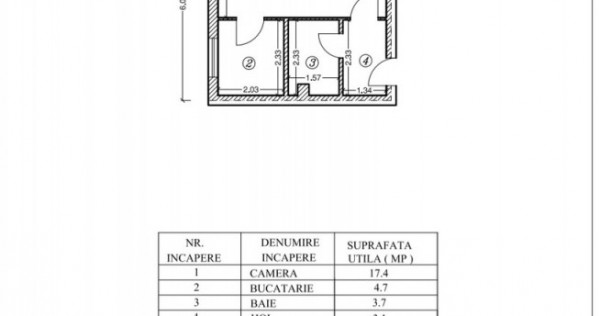 B-dul Bucuresti, garsoniera ,parter/10 , semidec la 33900 eu