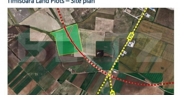 Teren extravilan de 8 ha &icirc;n C. Șagului la viitoarea centur