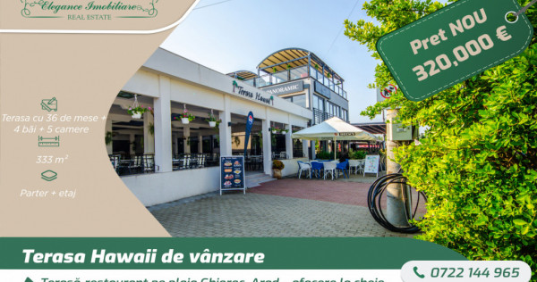 Terasă-restaurant pe plaja Ghioroc, Arad &ndash; afacere la che