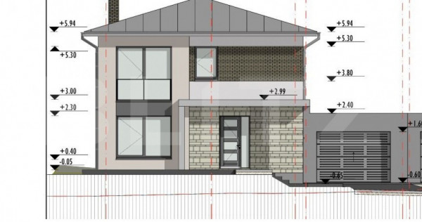 Casa individuala, 170 mp utili, garaj, 770 mp teren, Feleacu