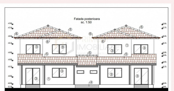 Duplex despartit - teren generos - dormitor la parter