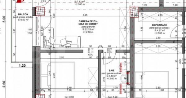 Apartament 2 camere, et 1, parcare subterana, Beta Residence