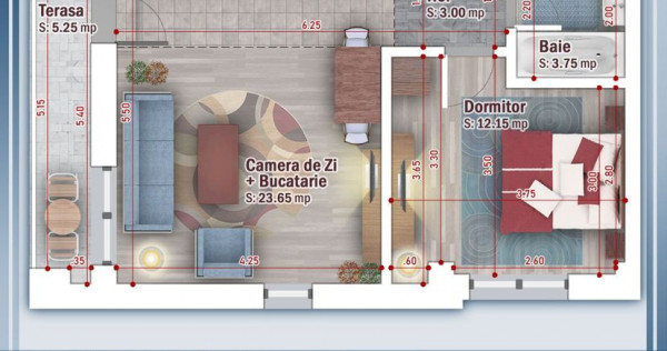 Titan 2 camere tip studio 48 mp vis-a-vis Parcul Teilor