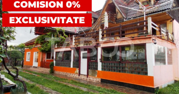 Pensiune la cheie 13 camere 15 locuri parcare si teren 3000