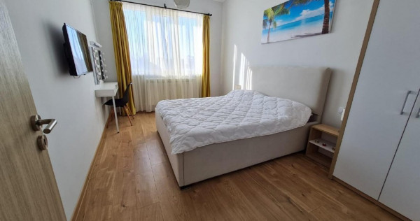 Mamaia Nord, Uzina de Pizza, 2 camere, mobilat, gaze, parcare