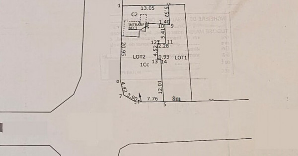 ULTRACENTRAL - teren 514 mp, 2 deschideri - 350000 euro