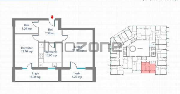 Apartament 2 Camere | 72 mp | Bloc Nou | Metrou Pacii / P...