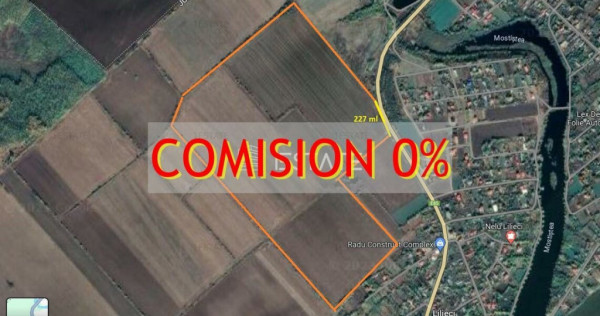 Teren intravilan, 40 ha, pretabil parc fotovoltaic /logistic