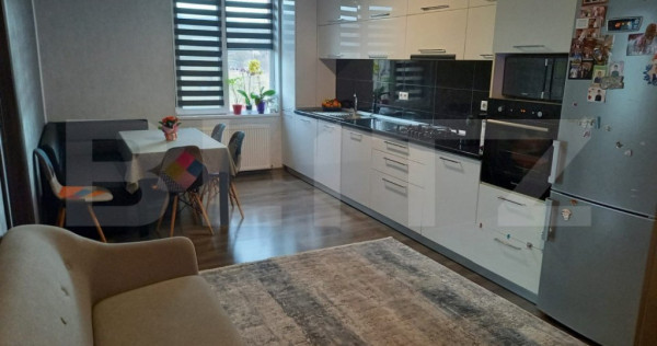 Apartament 3 camere, 63 mp, balcon 12mp, Borhanci