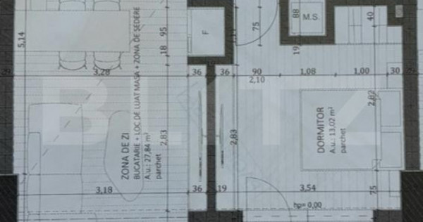 Apartament 2 camere, 49 mp, etaj intermediar, zona BMW - Wes