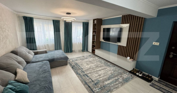 Apartament la casa, 3 camere, 82 mp, curte comuna, zona GHIN