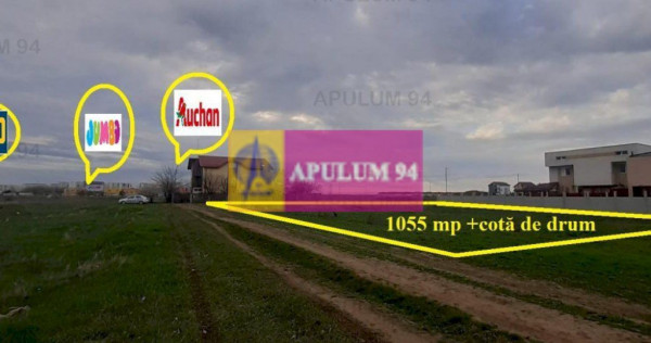 Teren 1055 MP București Sector 4 cu Certificat de Urbanism