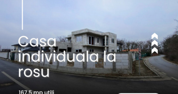 CASĂ INDIVIDUALĂ DE V&Acirc;NZARE &ndash; LA ROȘU | 167 MP UTILI