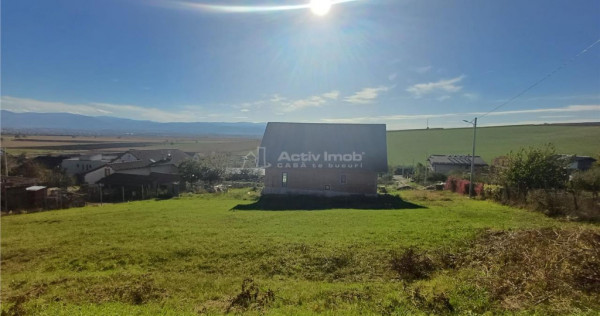 Teren intravilan cu proiect de casa autorizat in Sura Mare
