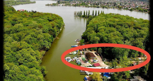 Proprietate unică Lacul Snagov 4390 mp cu deschidere de 70 ml la lac