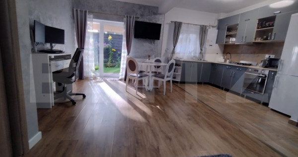 Apartament cu 2 camere, 45 mp, semidecomandat, gradina de 25