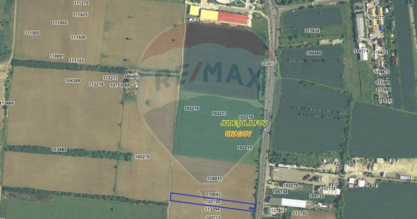 Teren 5,005mp Snagov /Deschidere la DN 1