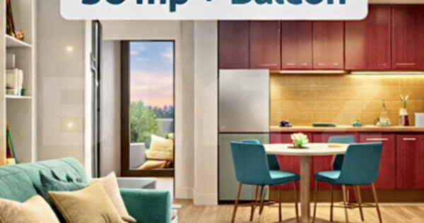 Apartament STUDIO, balcon, clima, etaj 1, TVA INCLUS, Giroc