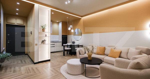 Apartament de lux, de vanzare, cu 2 camere, 56 mp + Parcare