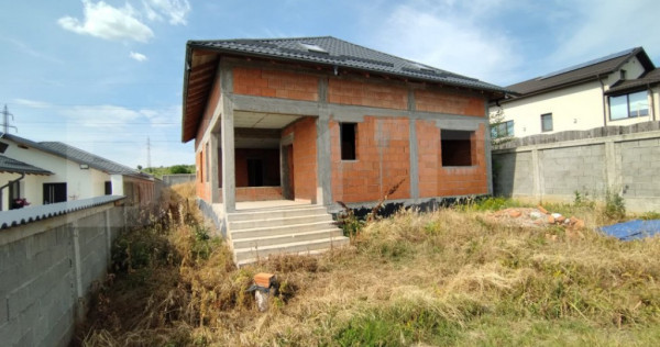 Casă la roșu, teren 766 mp, Șimnicu de Jos, Craiova, pano