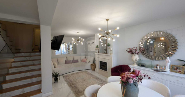 Casă tip duplex cu 5 camere, 170 mp utili, complet mobilată