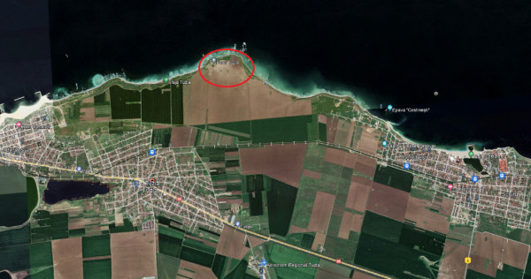 Teren in Tuzla zona Far primul rand la Marea Neagra
