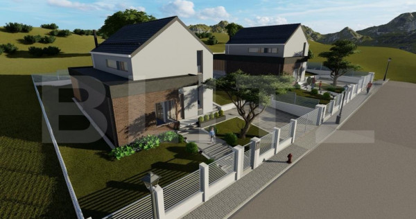 Casa 125 mp teren 500 mp zona profi design deosebit