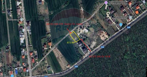 Teren 872,43 mp Snagov