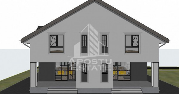 Duplex cu 4 camere P+M, in Sacalaz