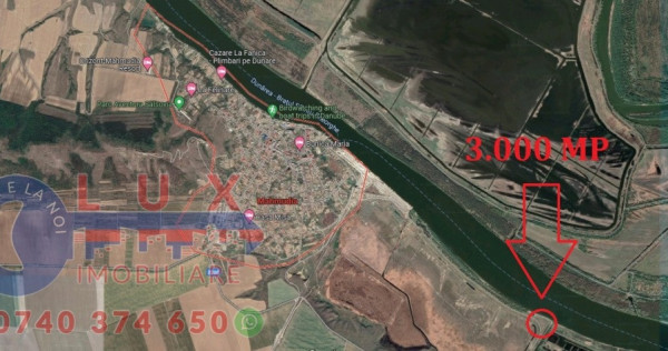 ID 7566 Teren în Delta Dunării – DESCHIDERE LA DUNĂRE