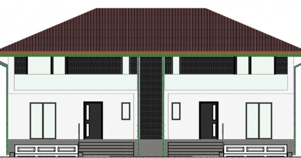 Duplex semifinisat, zona Somesului Floresti