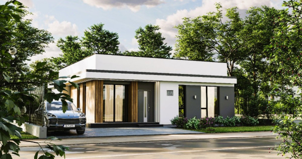 Casa moderna | 4 camere | 2 bai | Teren 419mp