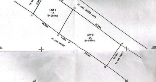 Teren intravilan, 284 mp, pretabil investitie, zona Braniste