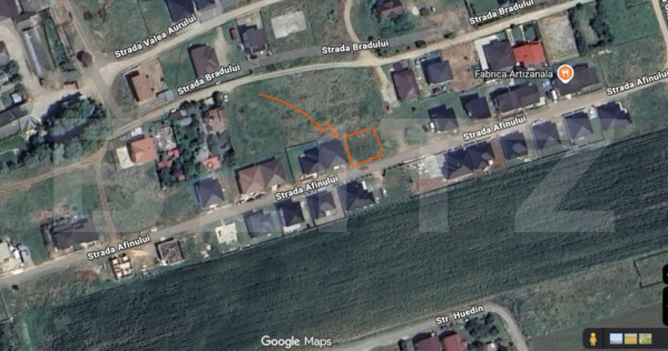 Teren intravilan cu Autorizatie de Constructie, 355 mp, zona