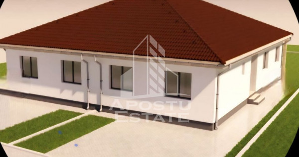 Jumatate de duplex pe parter cu 3 camere si 2 bai, Sag