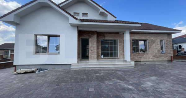 Casa pe un nivel, 120 mp utili, 580 mp de teren, Bistrita